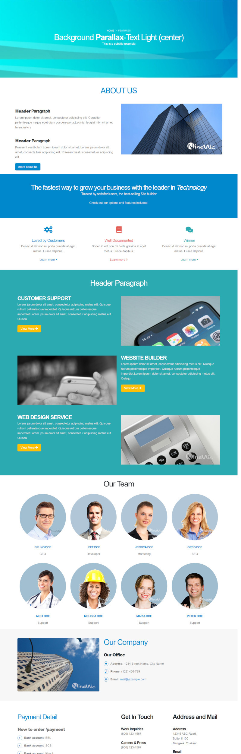 เว็บไซต์สำเร็จรูป-layout - Homepage