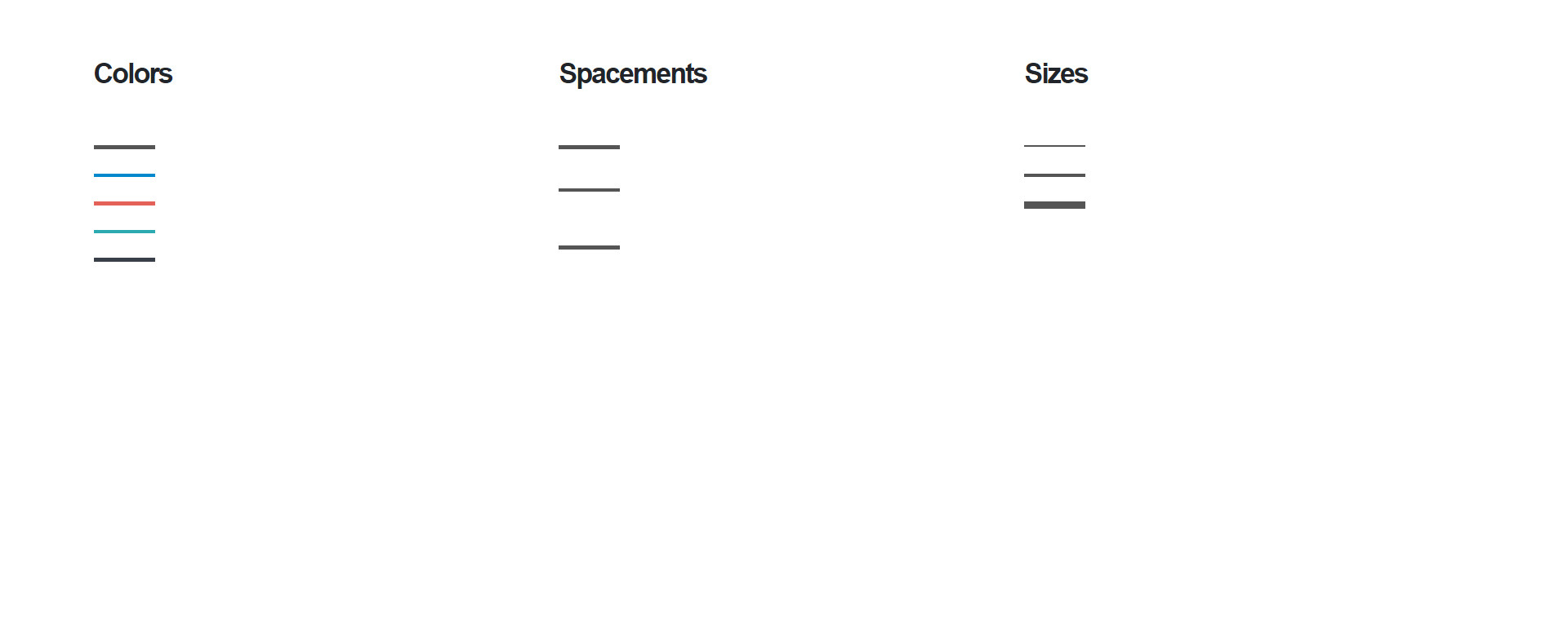 Shortcodes dividers - color-spacement-size แนะนำ เว็บไซต์สำเร็จรูป NineNIC